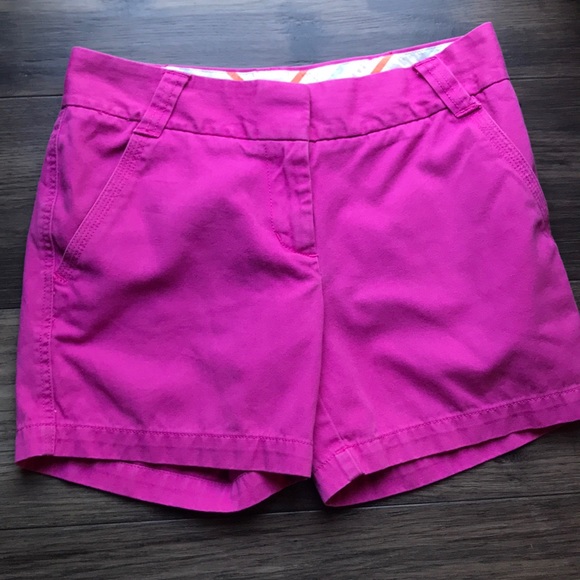 J. Crew Pants - J. Crew Pink Broken In Chino Shorts Sz 0
